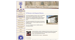 Desktop Screenshot of huguenot-museum-germany.com